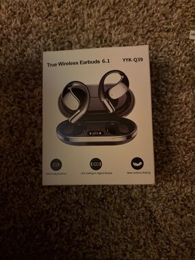 True Wireless Earbuds 6.1 - Black and Silver
